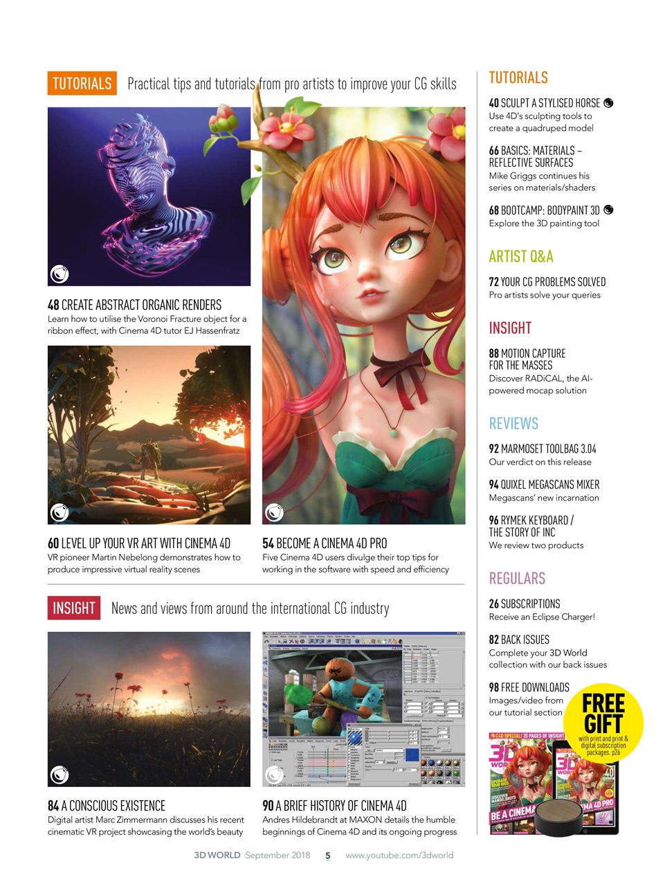 3D World Preview Pages