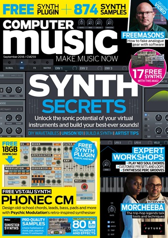 Computer Music issue September 2018