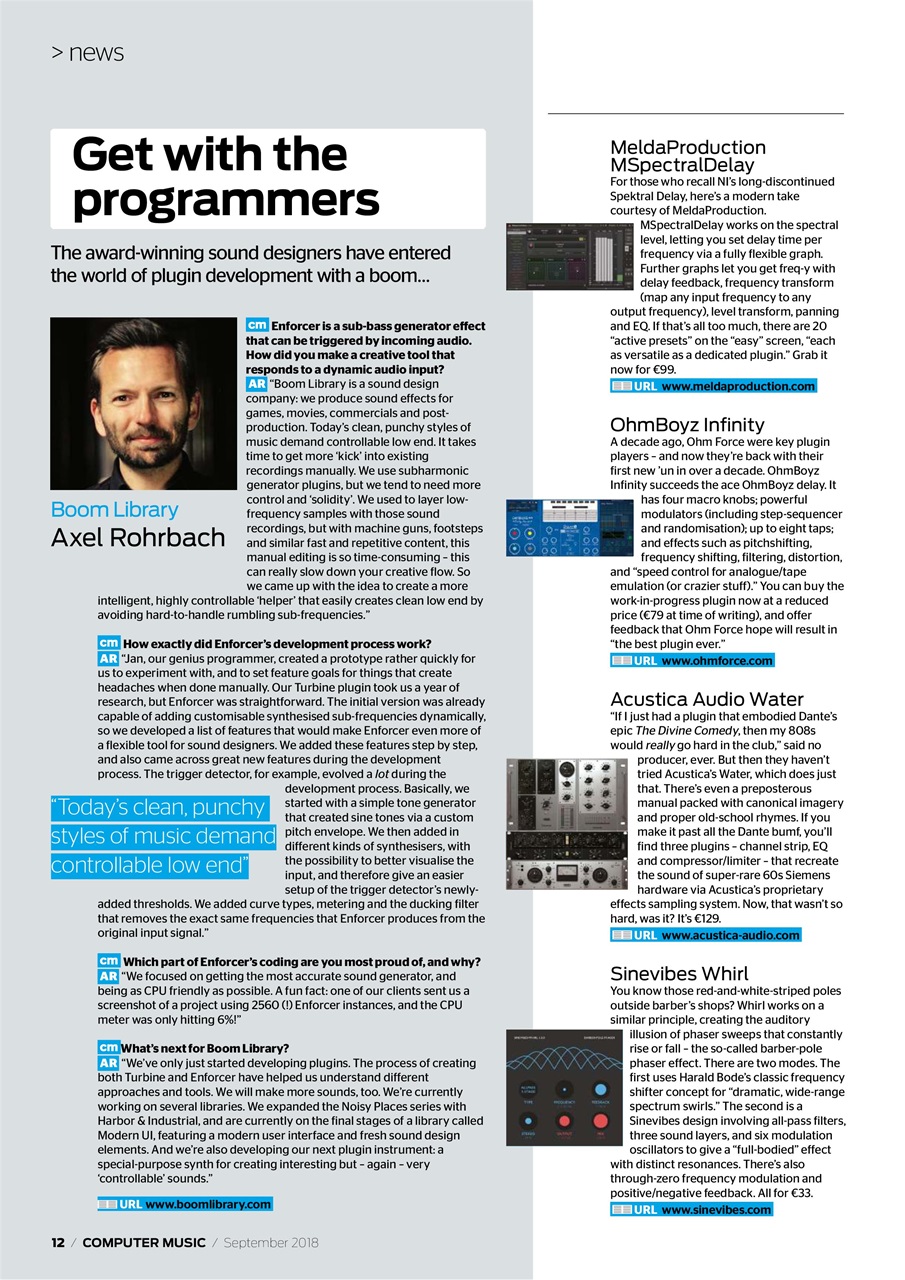 Computer Music Preview Pages