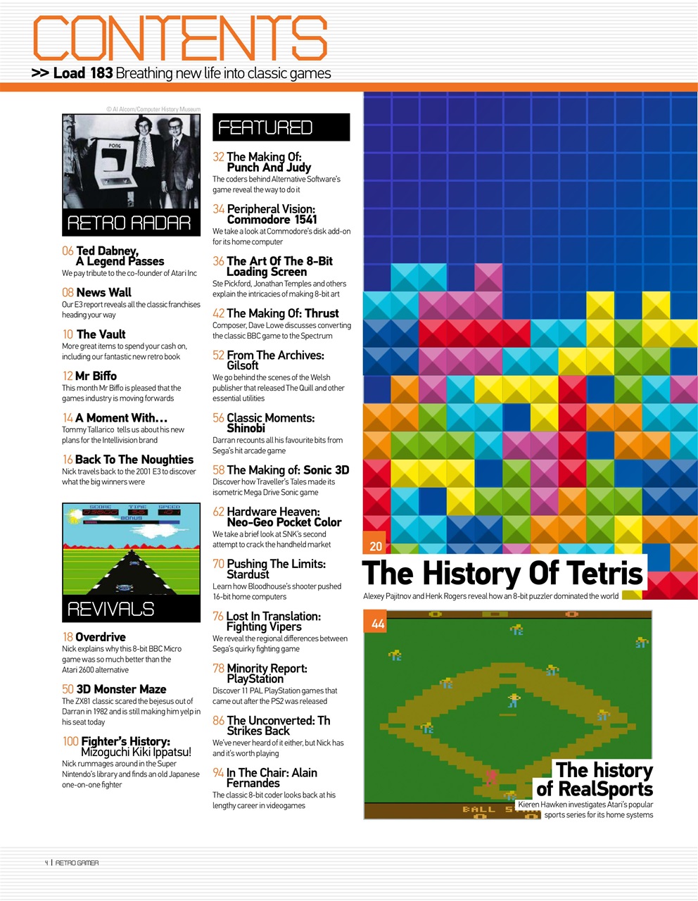 Retro Gamer Preview Pages