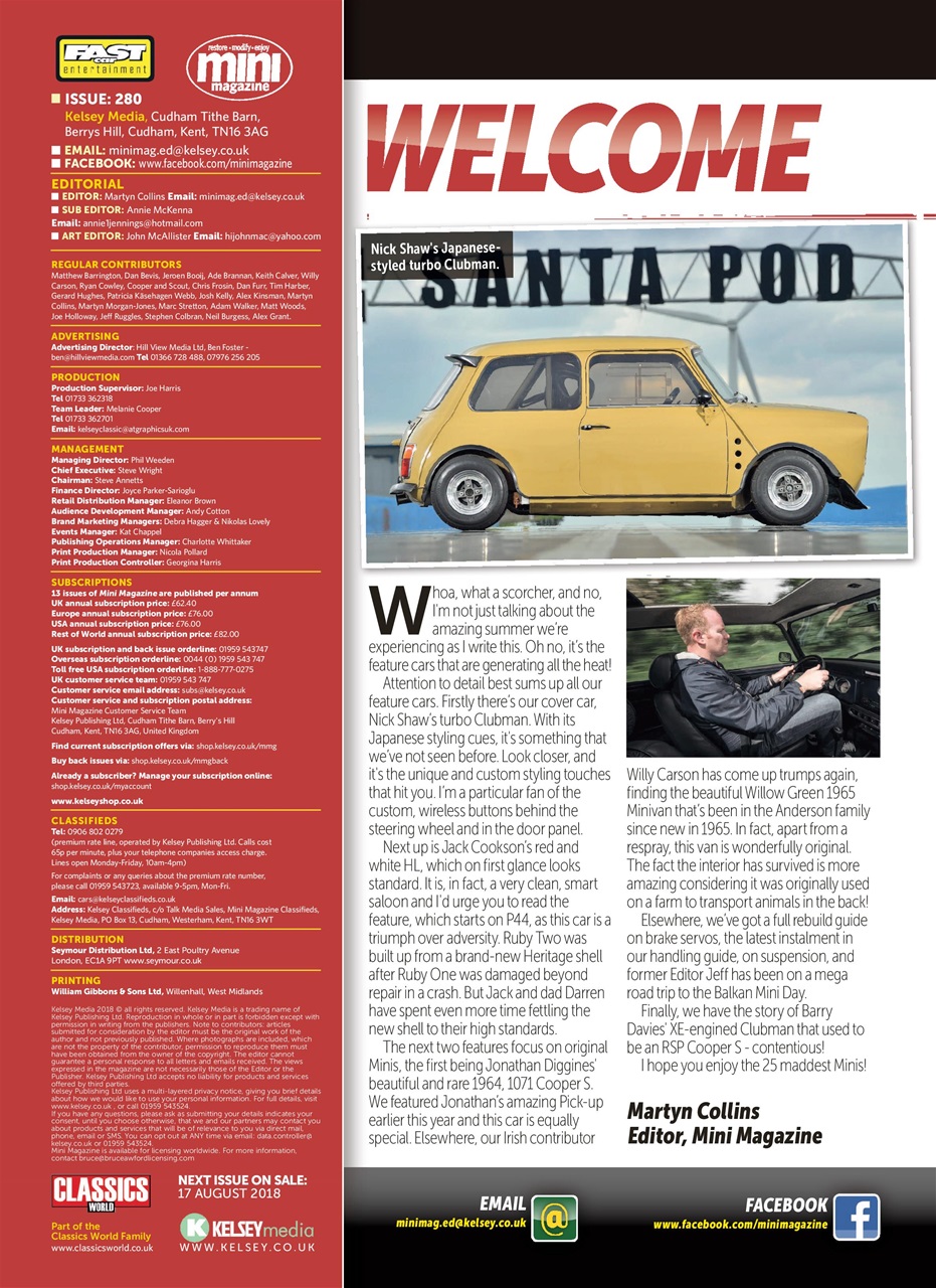 Mini Magazine Preview Pages