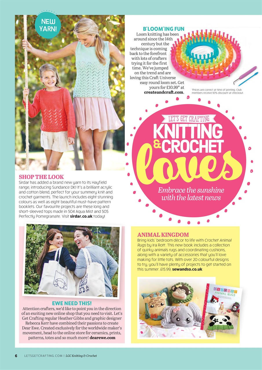 Let's Get Crafting Preview Pages