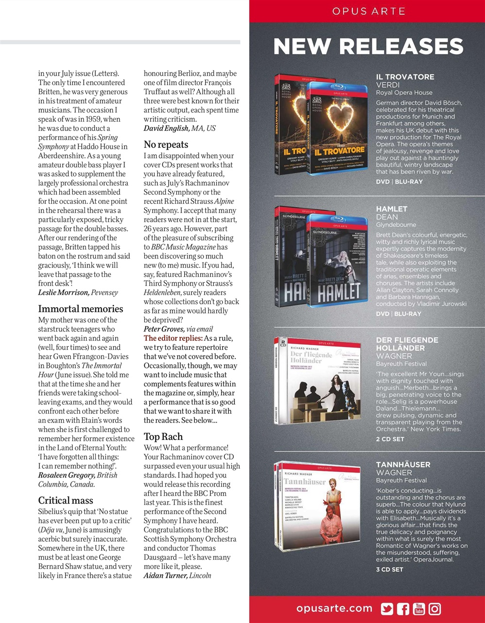 BBC Music Magazine Preview Pages