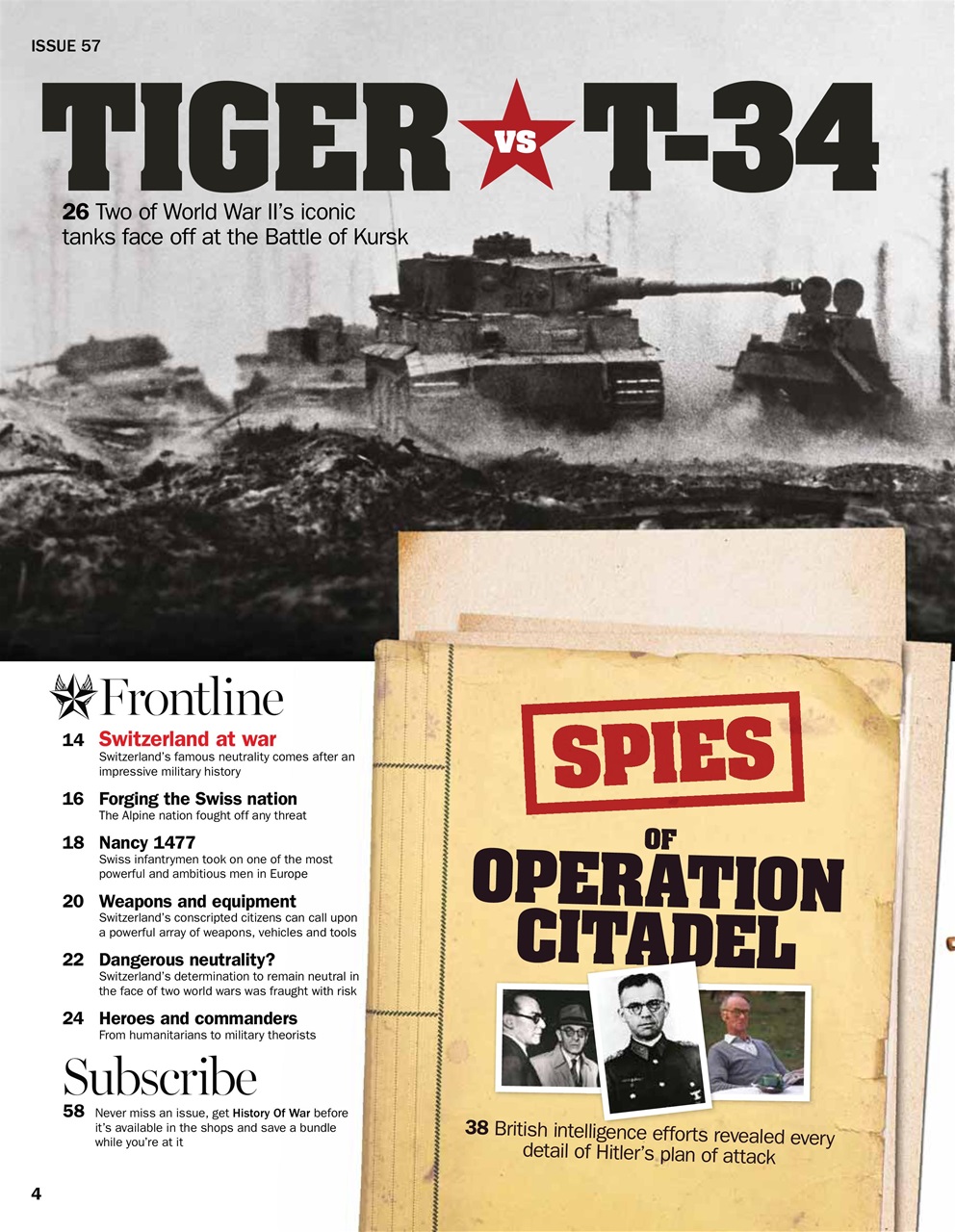 History of War Preview Pages