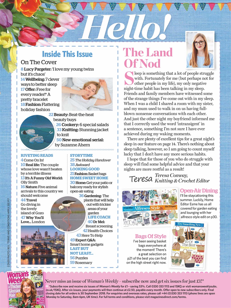 Woman's Weekly Preview Pages