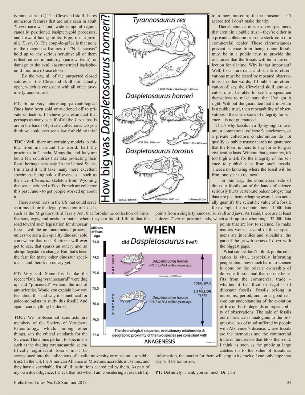 Prehistoric Times Preview Pages
