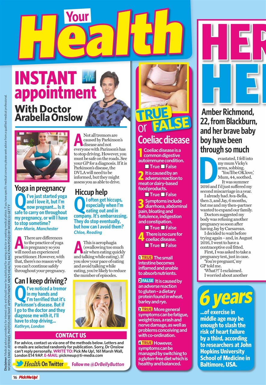 Pick Me Up Preview Pages