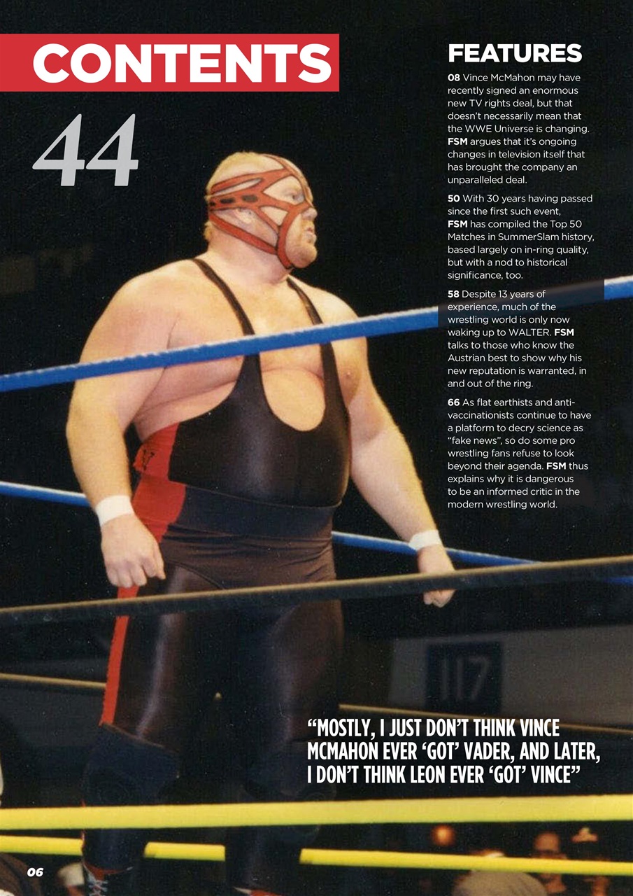 Wrestletalk Magazine Preview Pages