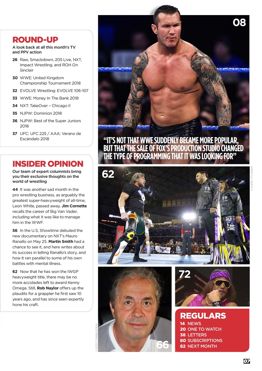 Wrestletalk Magazine Preview Pages