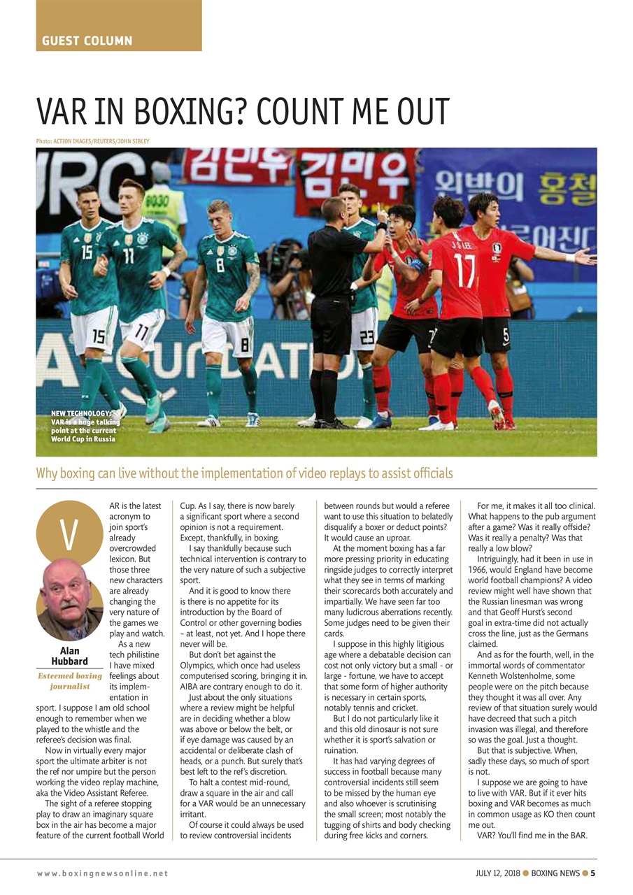 Boxing News Preview Pages
