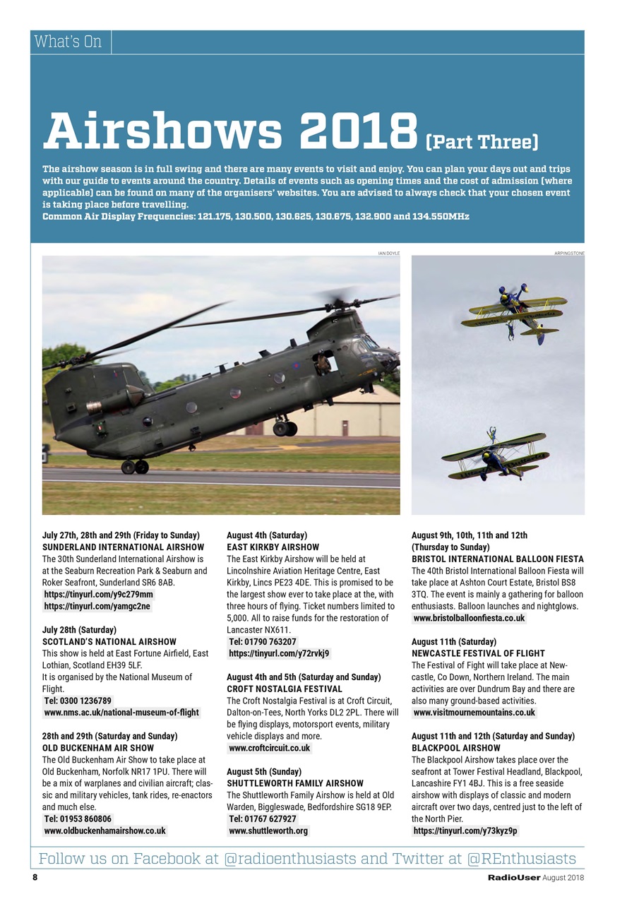 Radio User Preview Pages