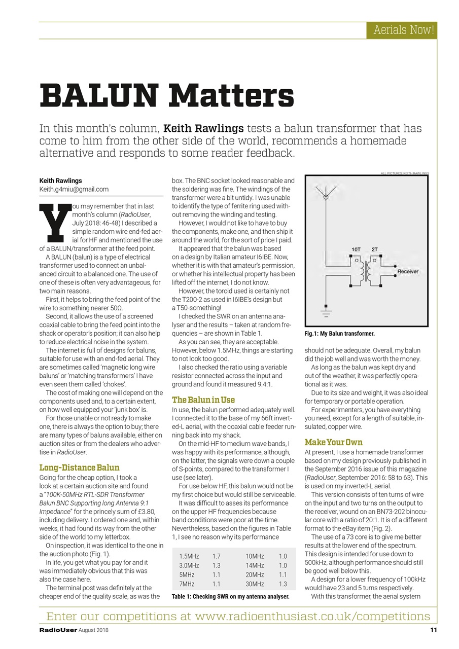 Radio User Preview Pages