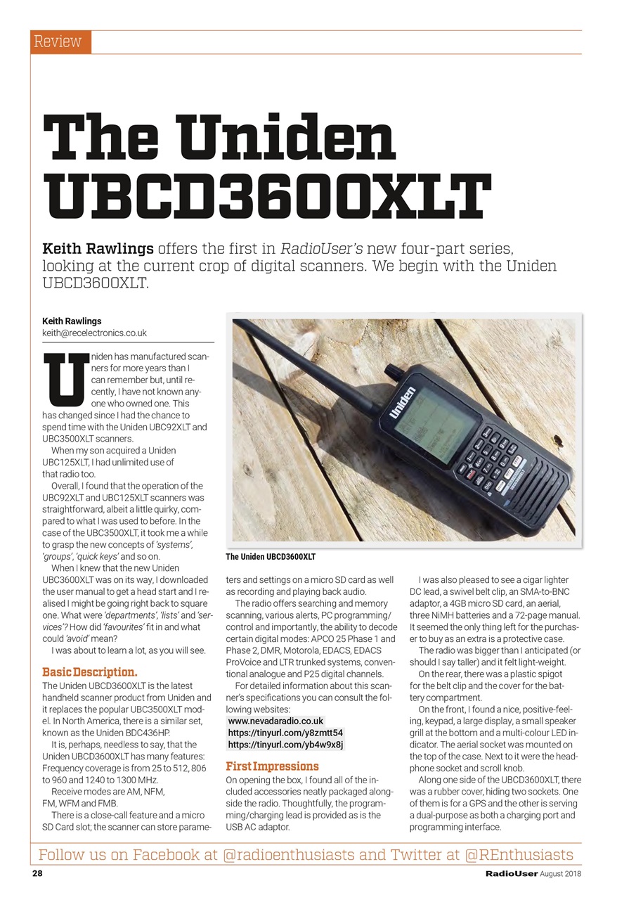 Radio User Preview Pages