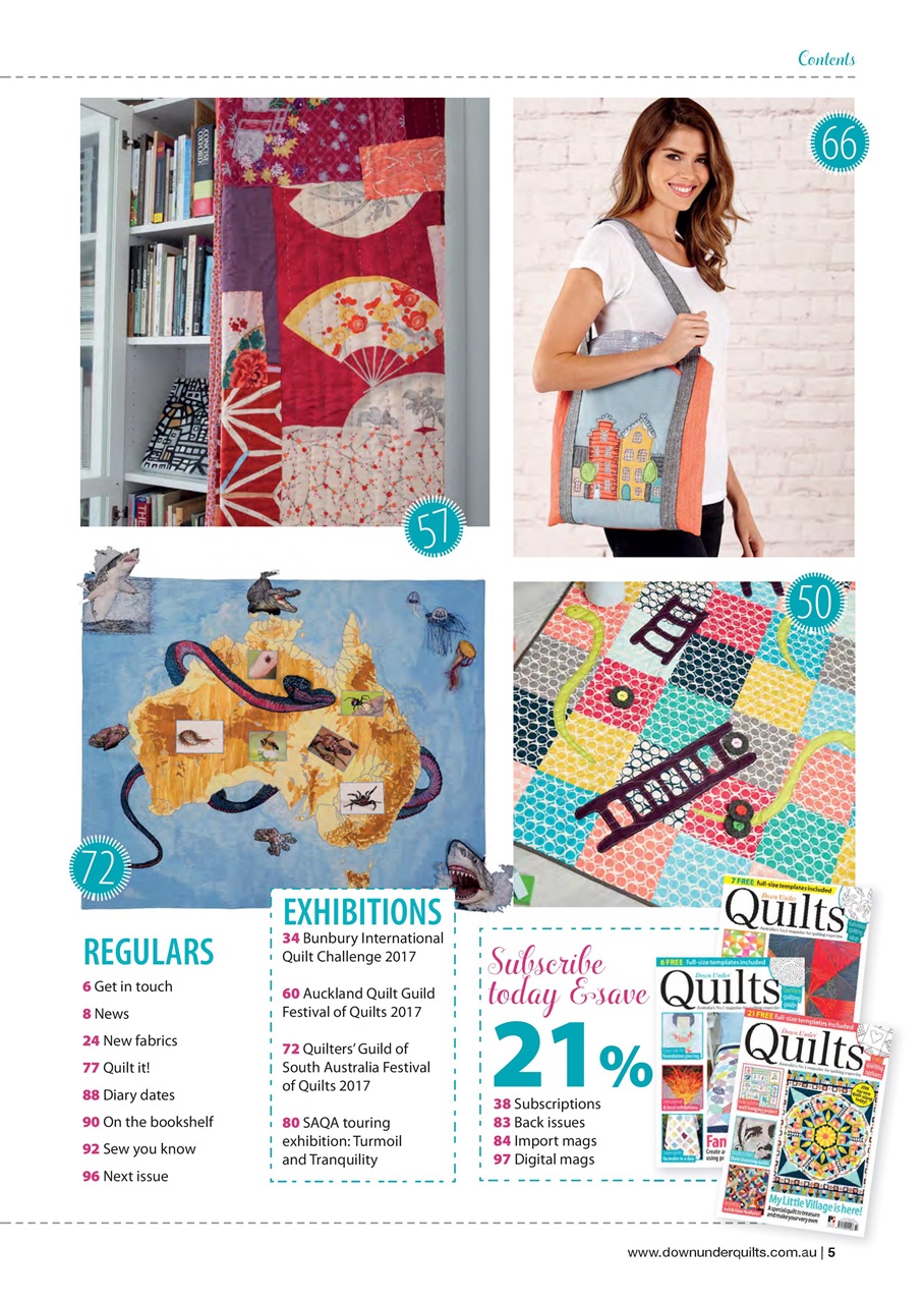 Down Under Quilts Preview Pages