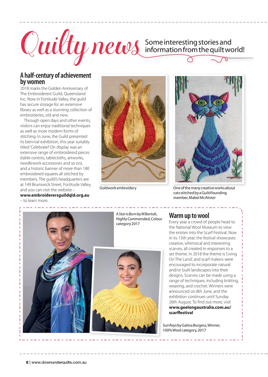 Down Under Quilts Preview Pages