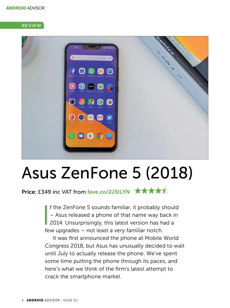 Android Advisor Preview Pages