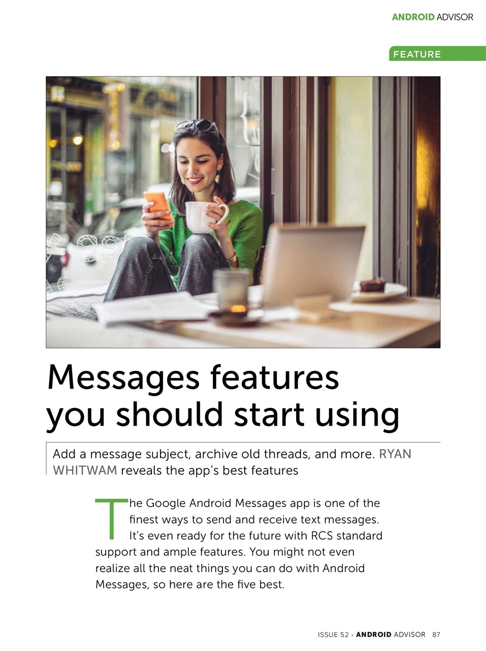 Android Advisor Preview Pages