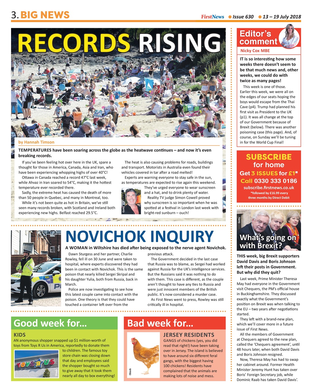 First News Preview Pages