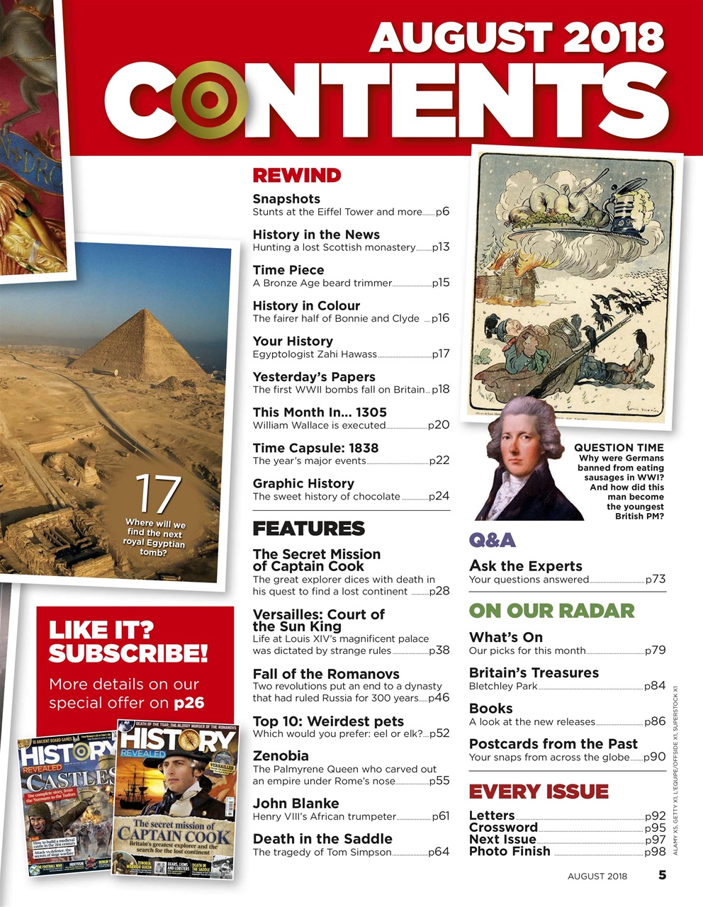 BBC History Revealed Magazine Preview Pages