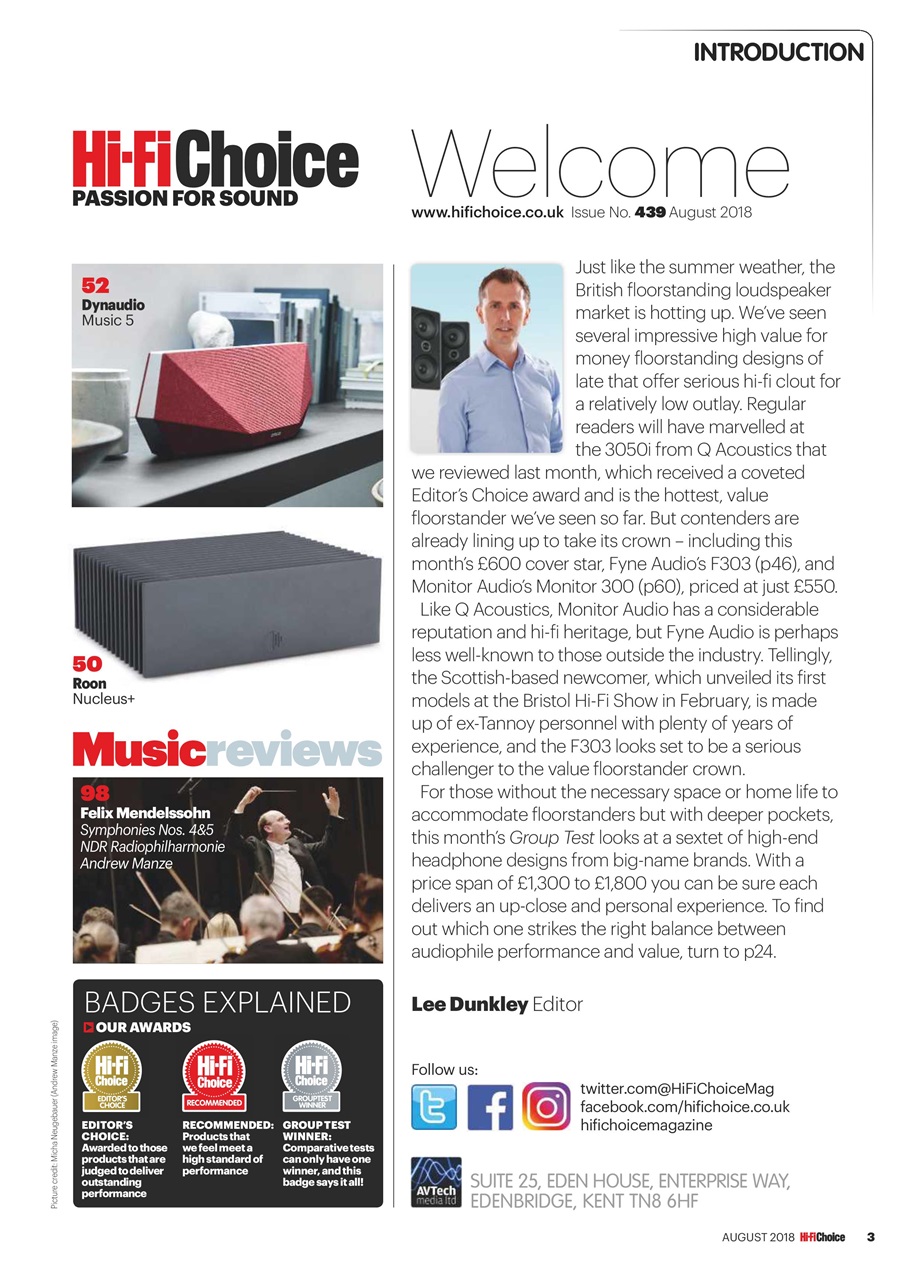 Hi-Fi Choice Preview Pages