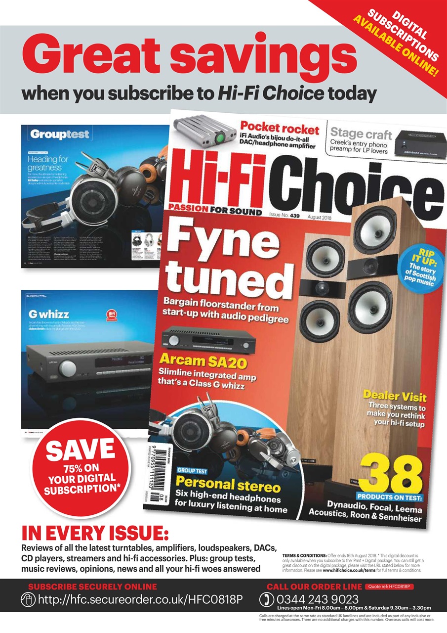 Hi-Fi Choice Preview Pages