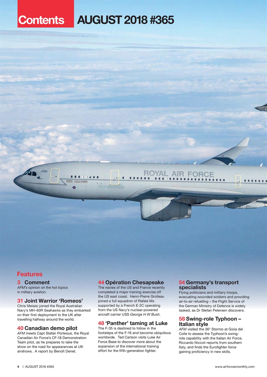 AirForces Monthly Preview Pages