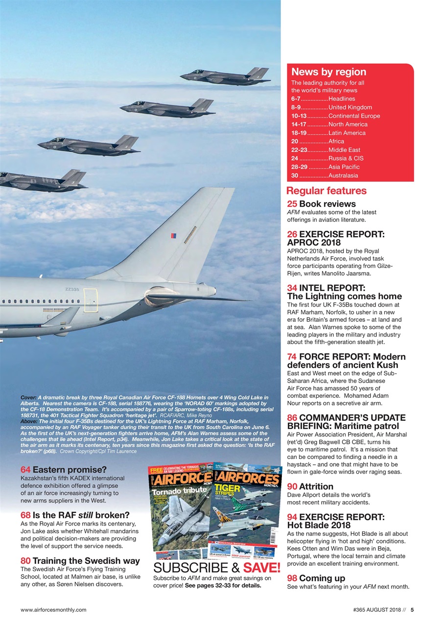 AirForces Monthly Preview Pages