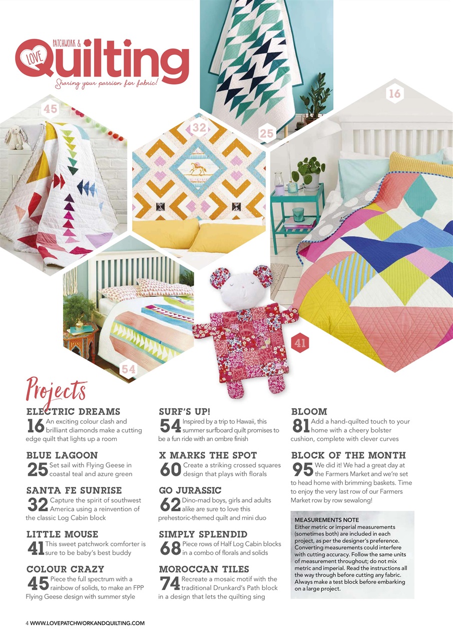 Love Patchwork & Quilting Preview Pages