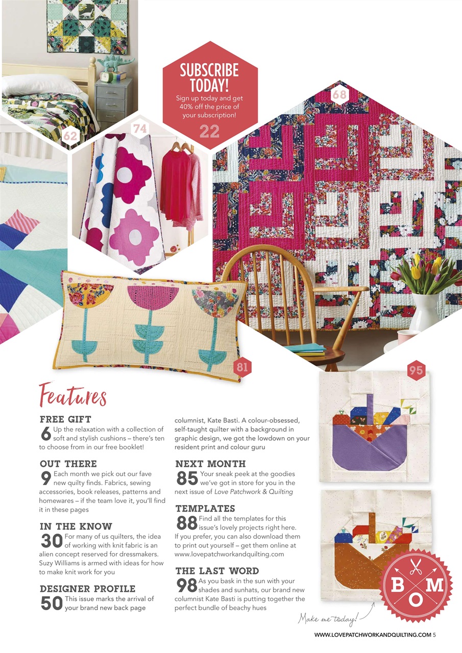 Love Patchwork & Quilting Preview Pages
