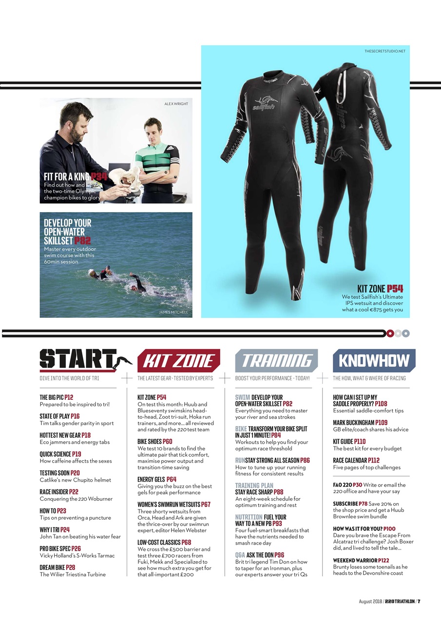 220 Triathlon Magazine Preview Pages