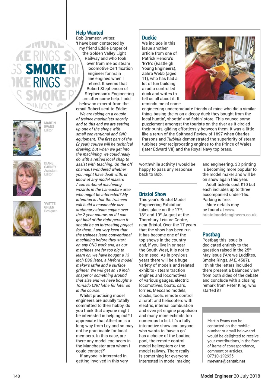 Model Engineer Preview Pages