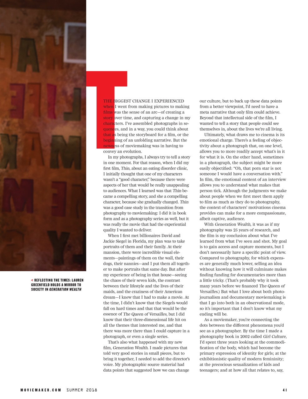 MovieMaker Magazine Preview Pages