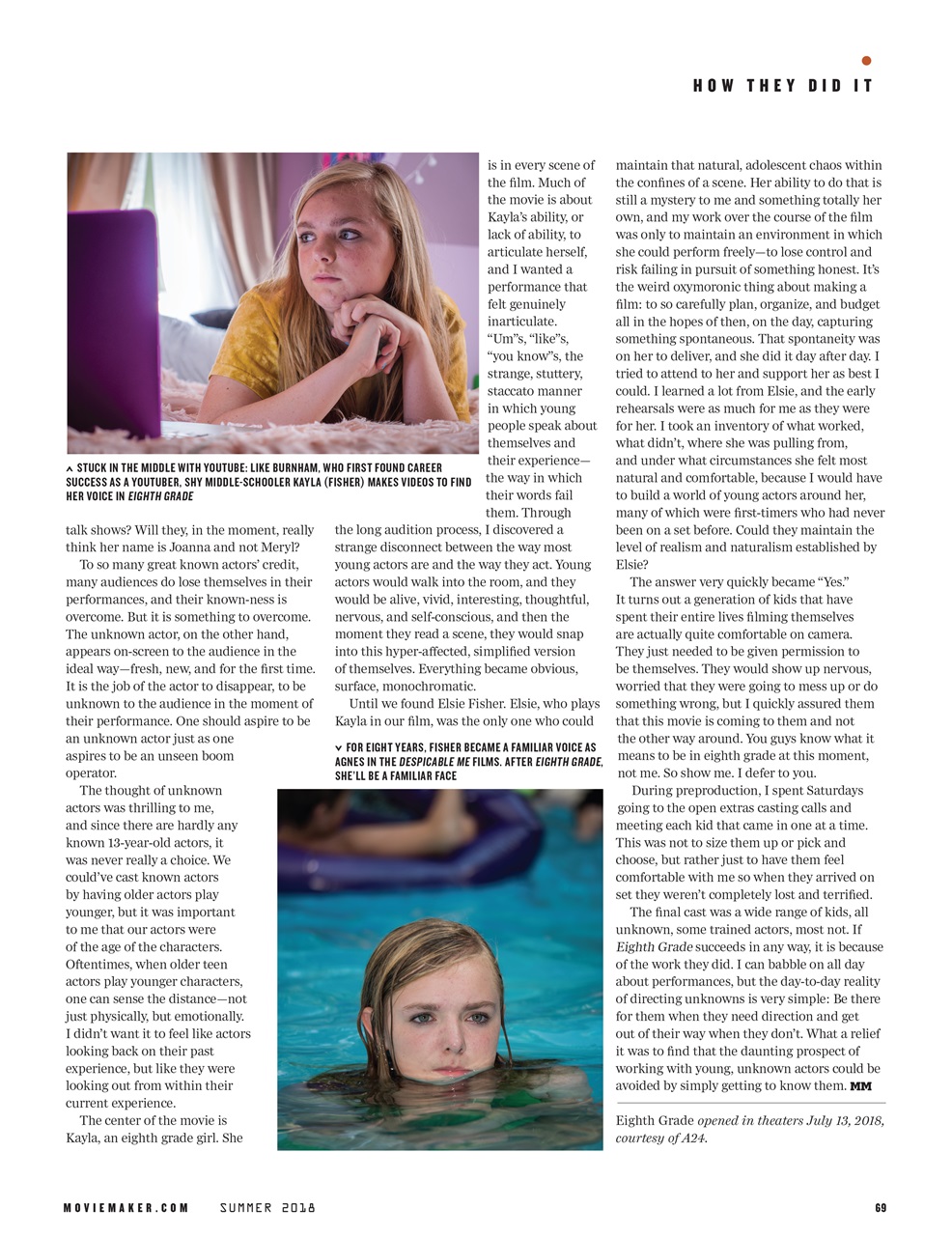 MovieMaker Magazine Preview Pages