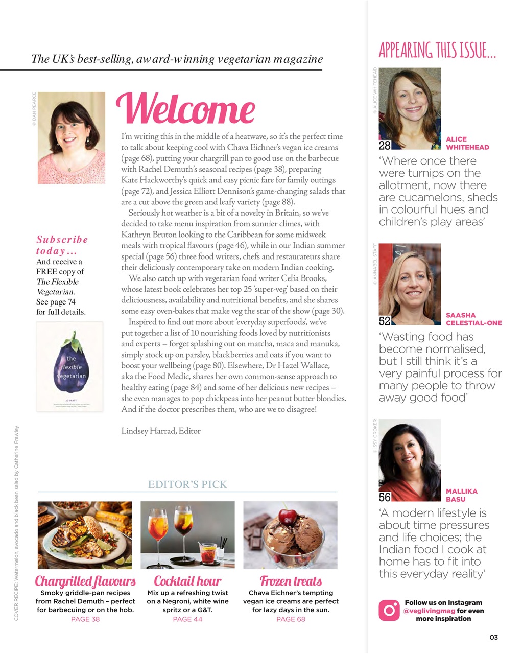 Vegetarian Living Preview Pages