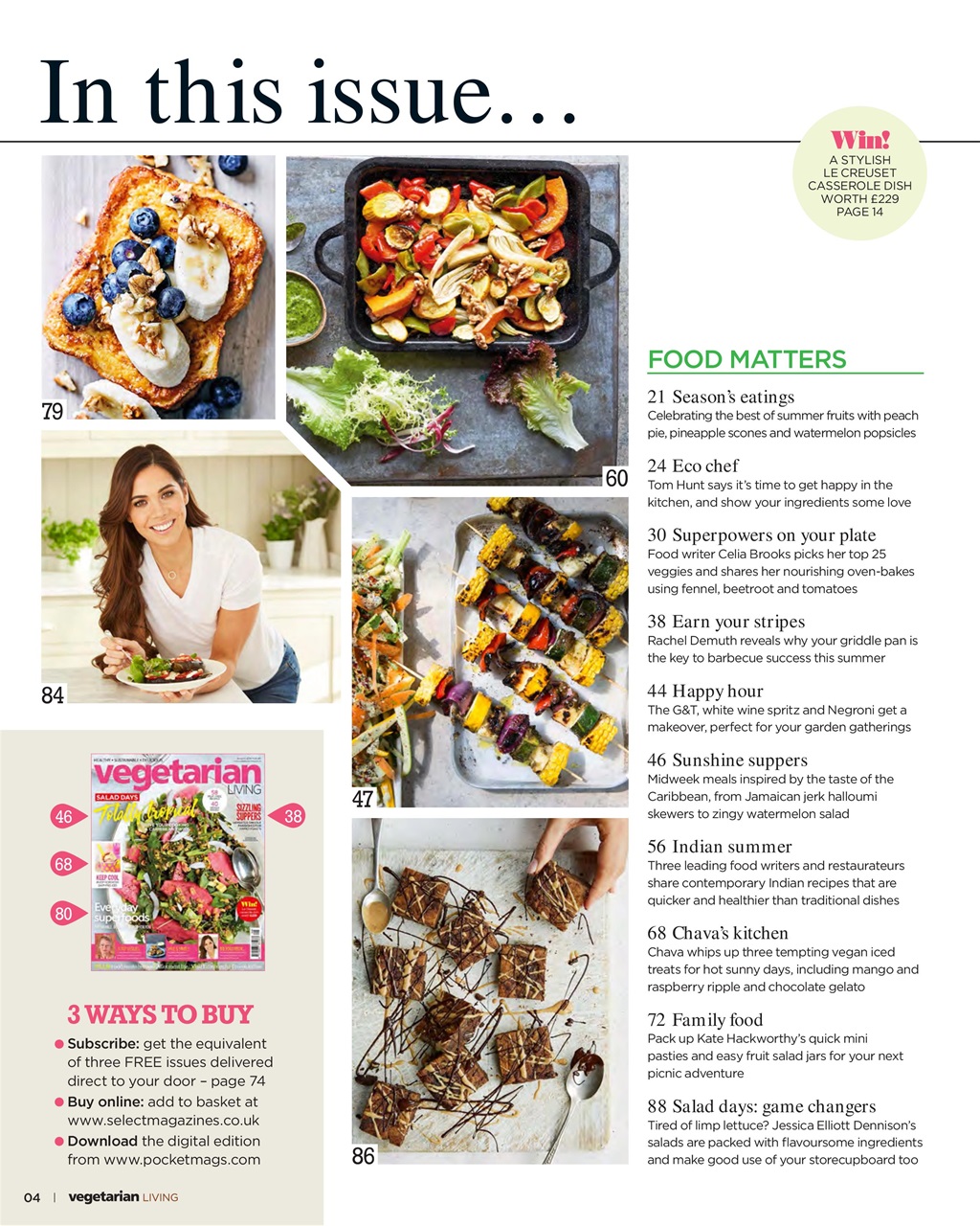 Vegetarian Living Preview Pages
