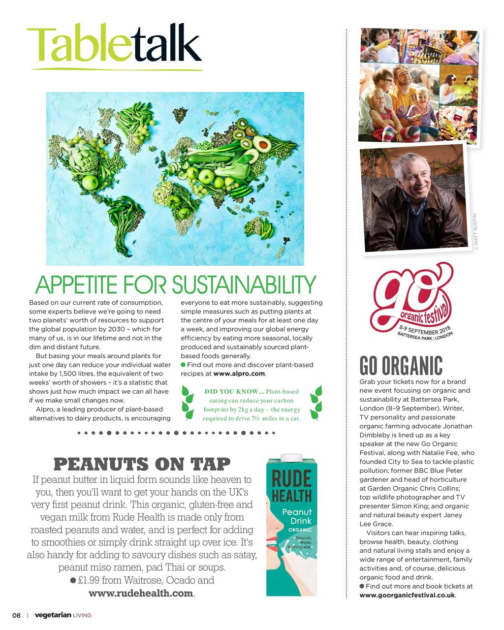 Vegetarian Living Preview Pages