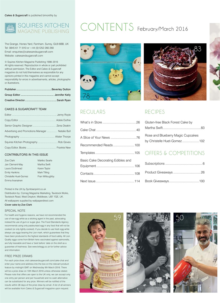 Cakes & Sugarcraft Preview Pages