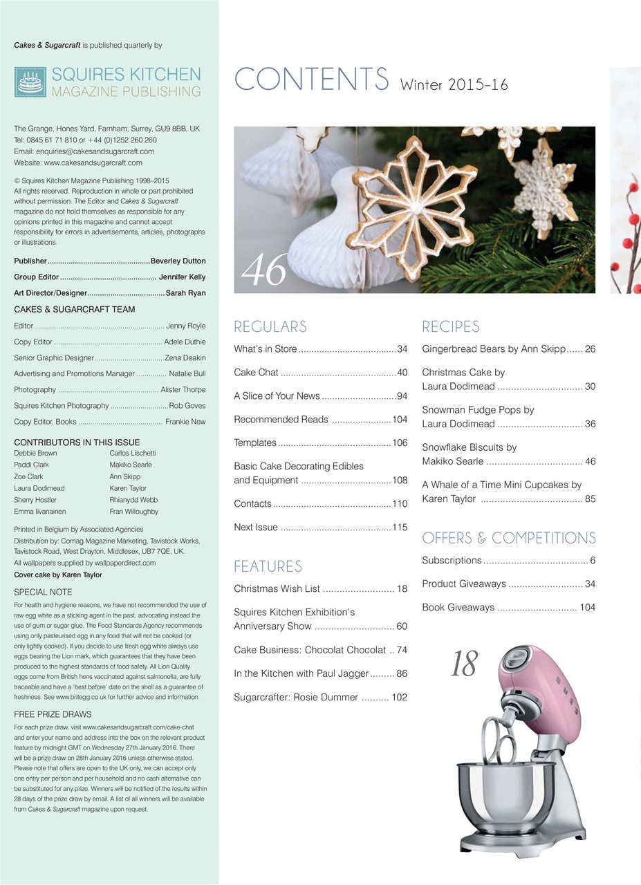 Cakes & Sugarcraft Preview Pages