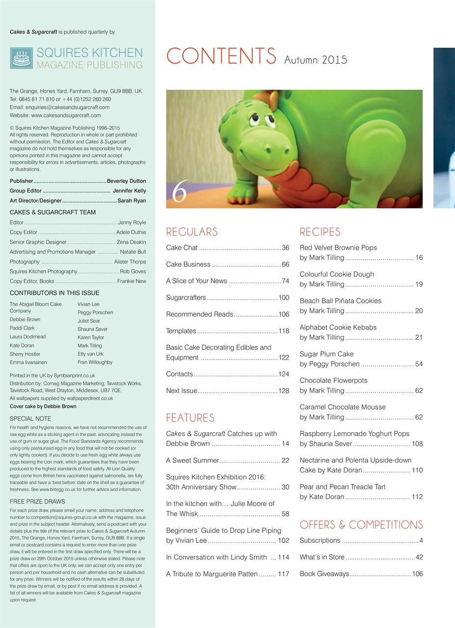 Cakes & Sugarcraft Preview Pages