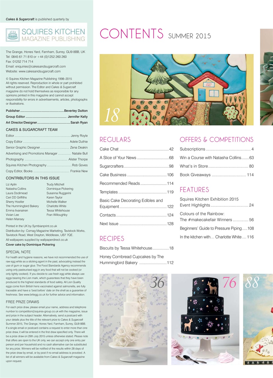 Cakes & Sugarcraft Preview Pages
