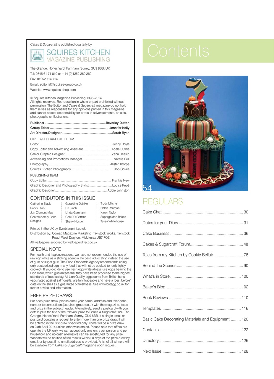 Cakes & Sugarcraft Preview Pages