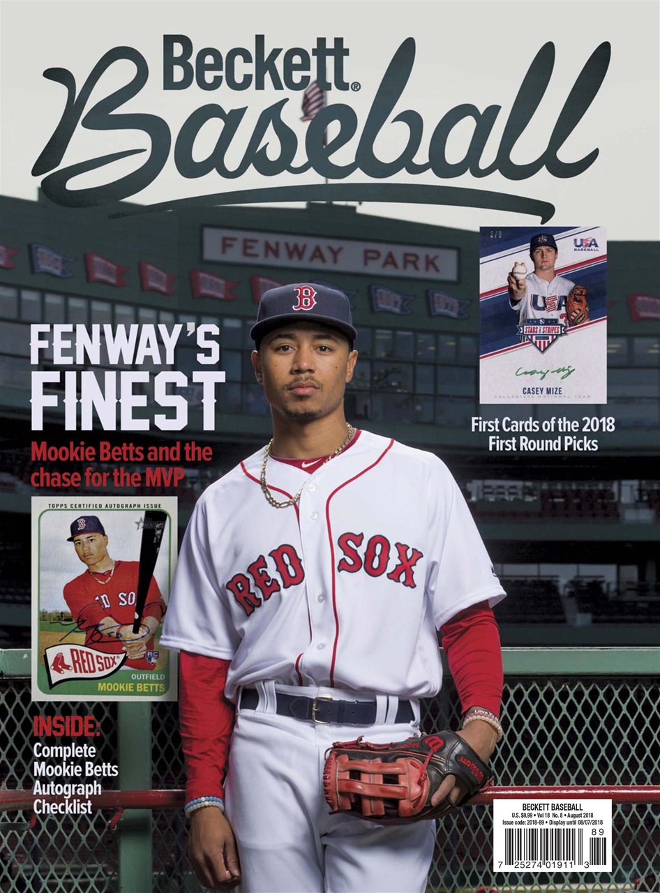 Beckett Baseball Magazine Preview Pages