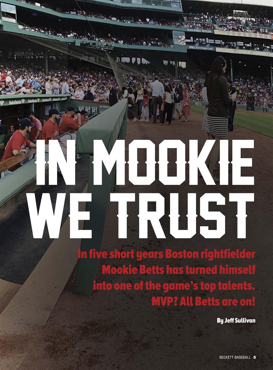 Beckett Baseball Magazine Preview Pages