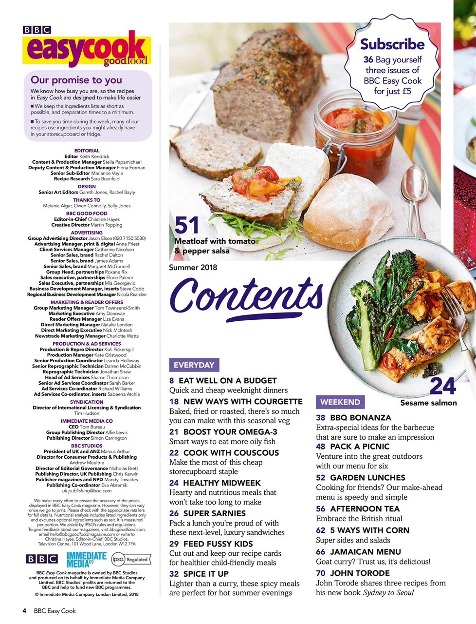 Easy Cook Magazine Preview Pages
