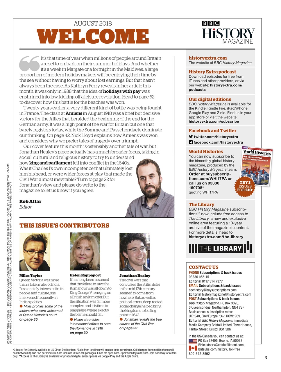 BBC History Magazine Preview Pages