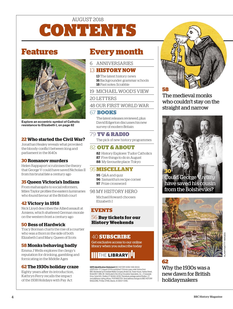 BBC History Magazine Preview Pages