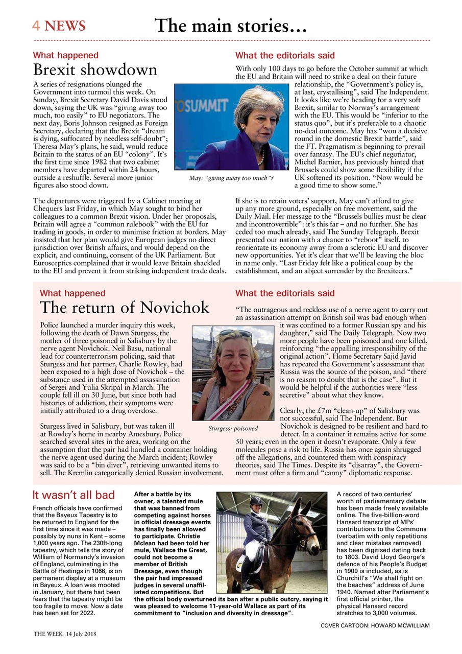 The Week Preview Pages