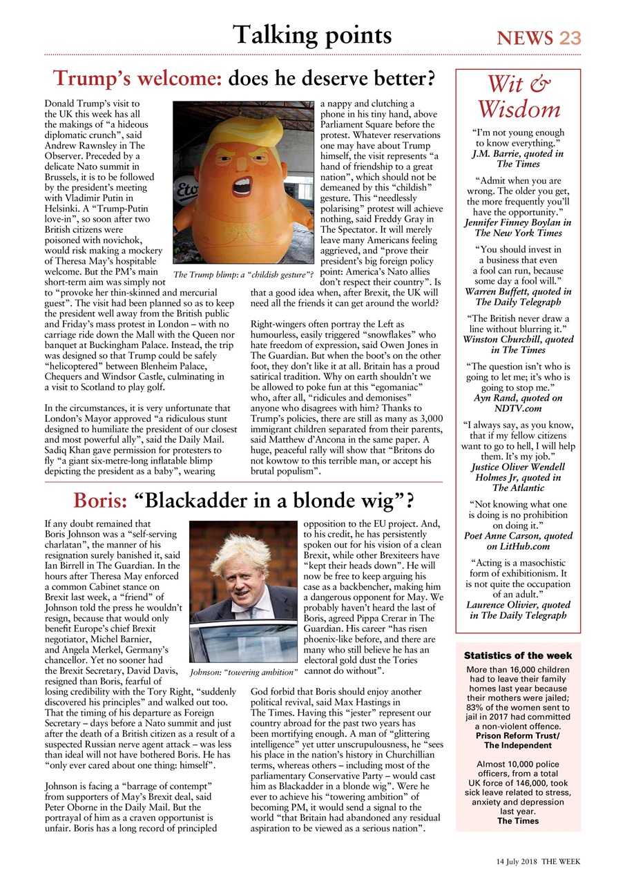 The Week Preview Pages