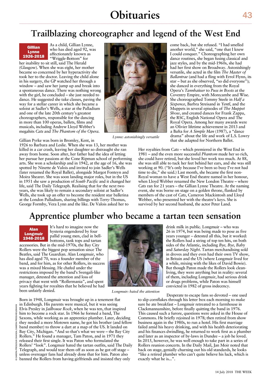 The Week Preview Pages