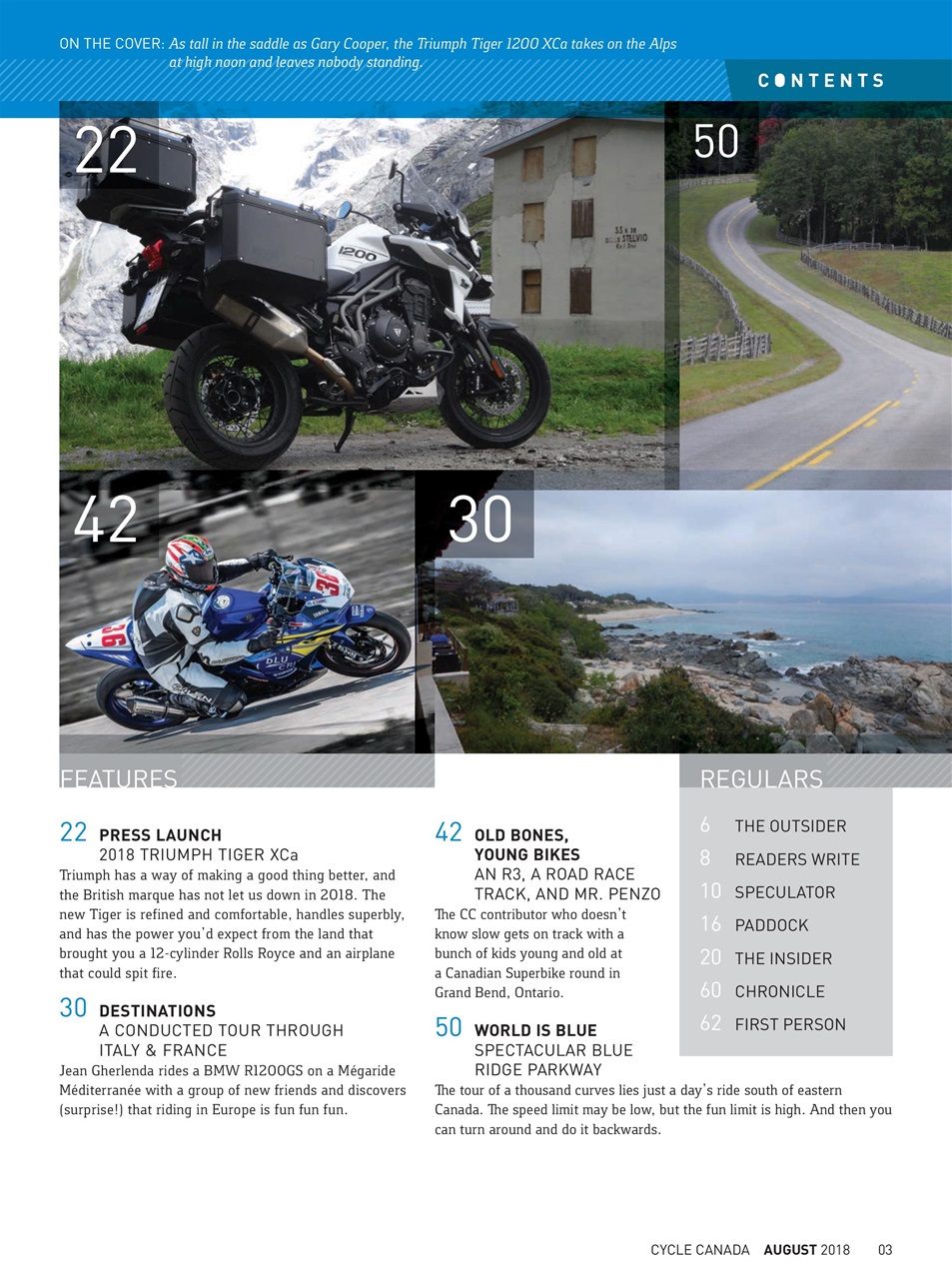 Cycle Canada Preview Pages